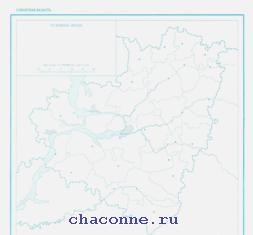 Контурная карта самарской области 8 класс