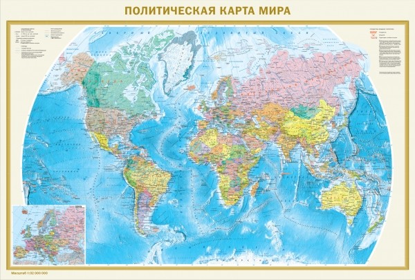 Карта мира 1550